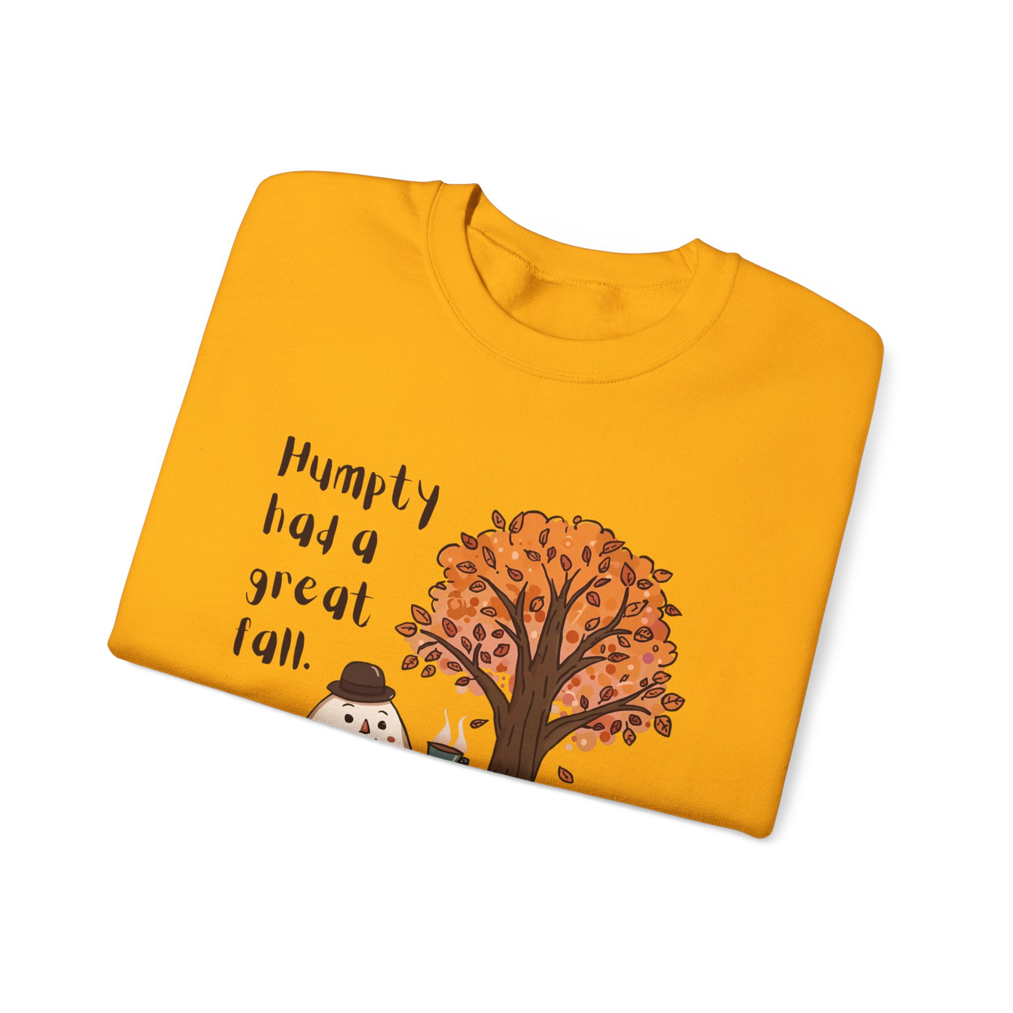 Humpty had a great Fall-Crewneck Sweatshirt - Image 19