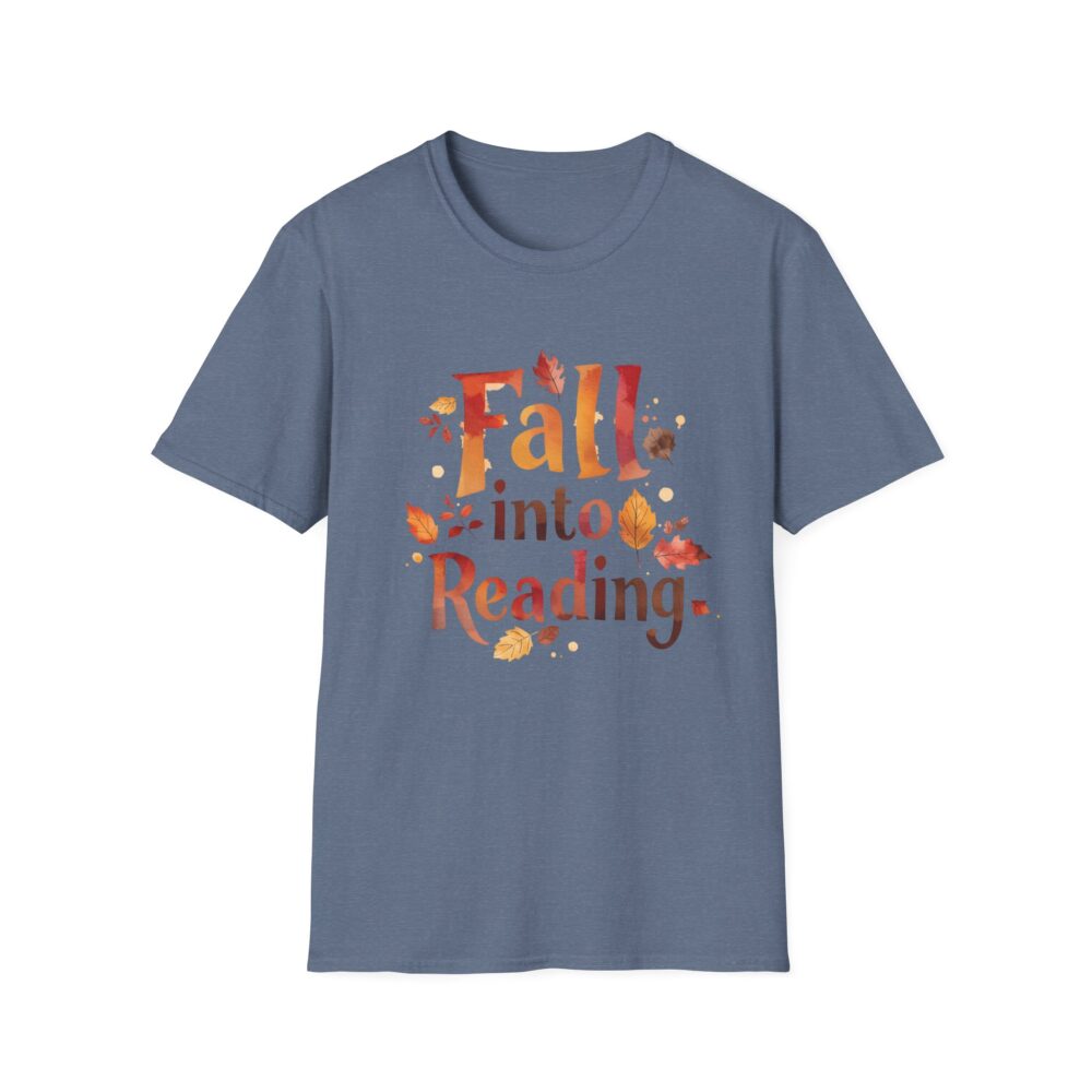 Fall Into Reading-Unisex Soft style T-Shirt - Image 41