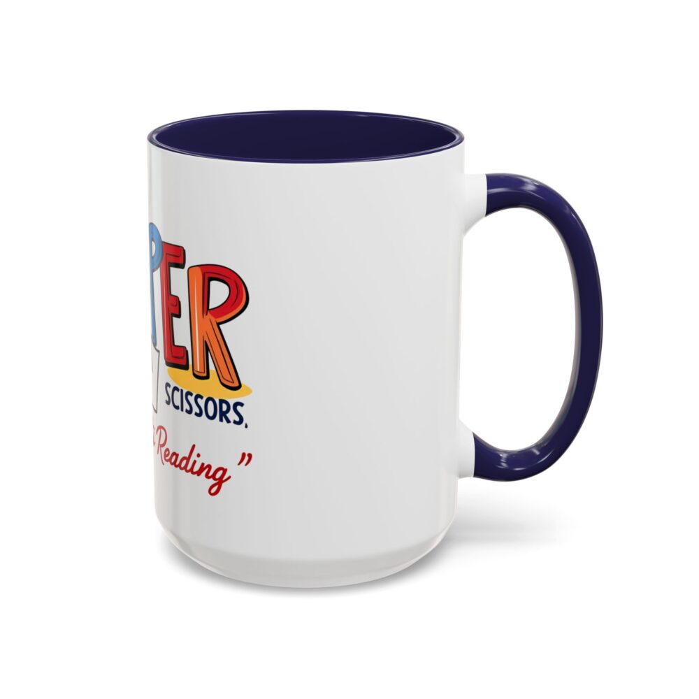 Rock, Paper, Scissors, Nothing Beats Reading - Coffee Mug - Image 22