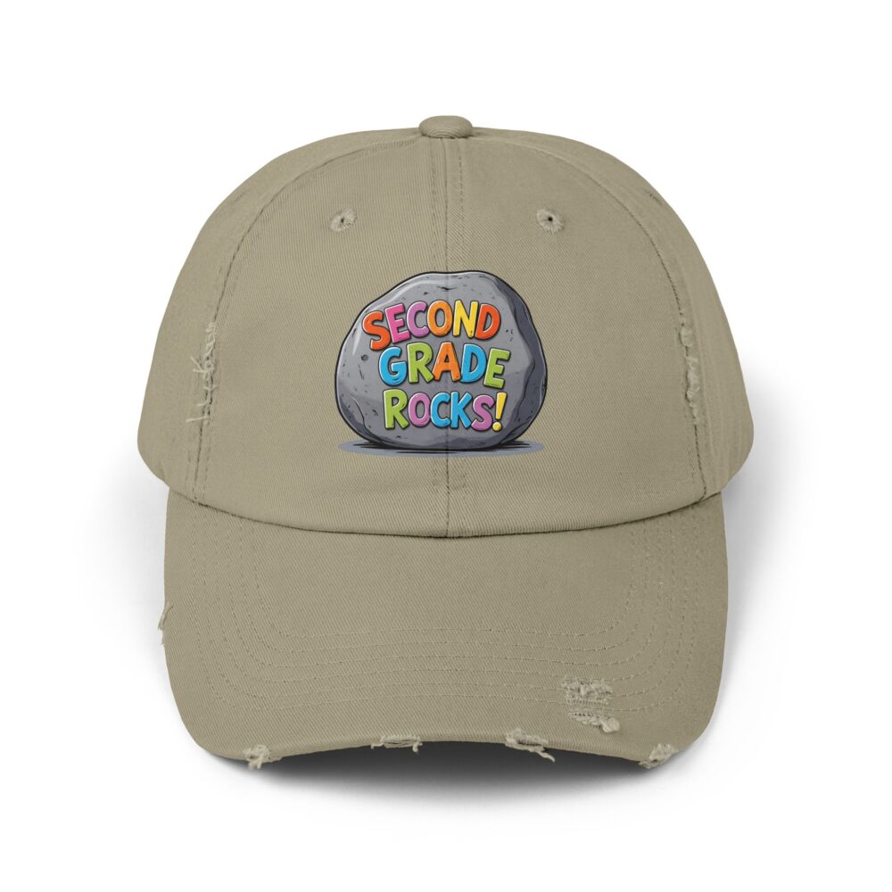 Second Grade Rocks, Unisex Adjustable Baseball Cap - Image 13