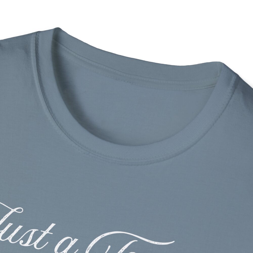 Just a Teacher Who Loves Jesus (White Print) - Unisex Soft style T-Shirt - Image 31