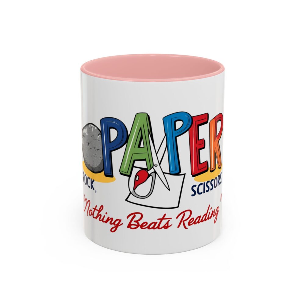 Rock, Paper, Scissors, Nothing Beats Reading - Coffee Mug - Image 9
