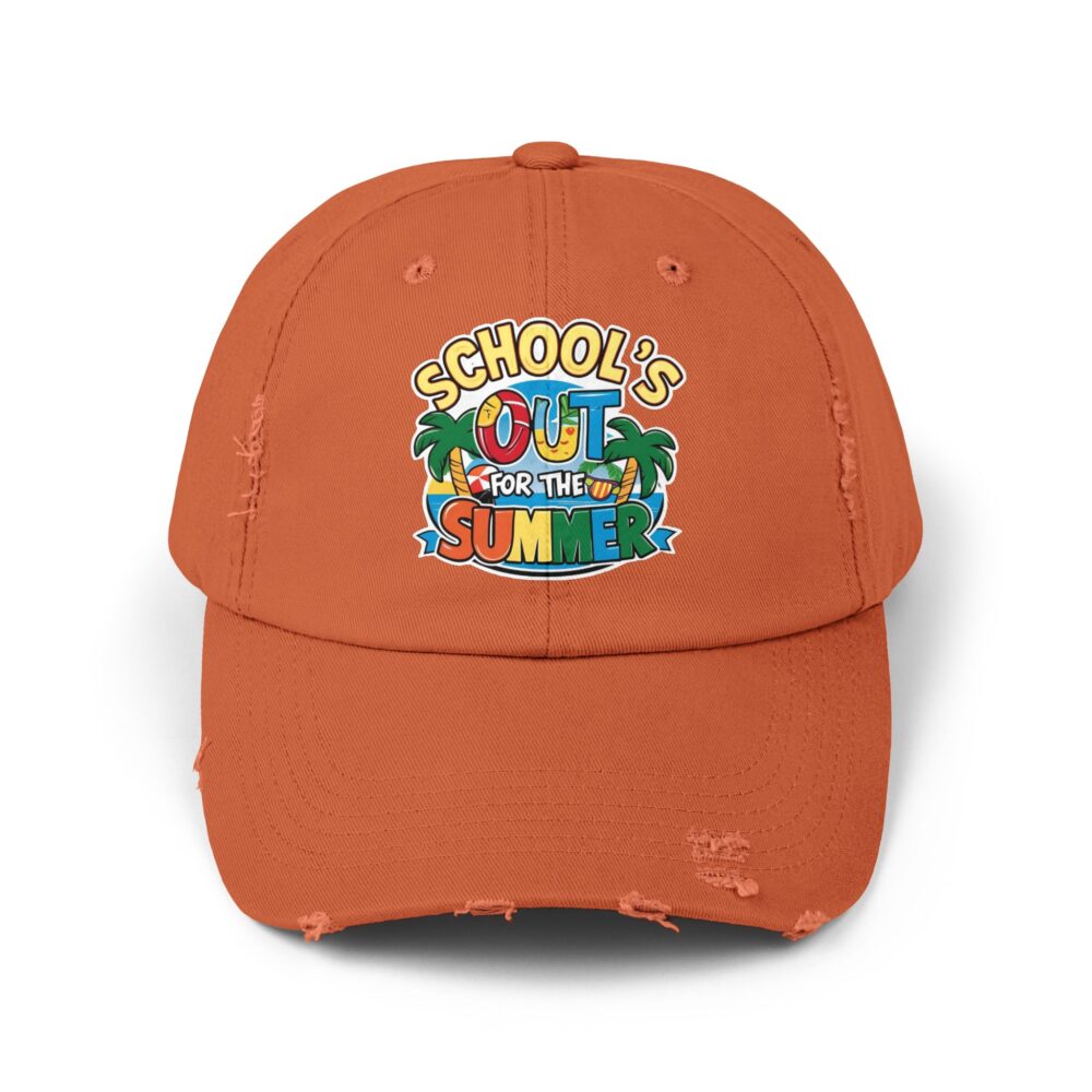 School's Out - Fun Summer Hat, Unisex Adjustable Baseball Cap - Image 9