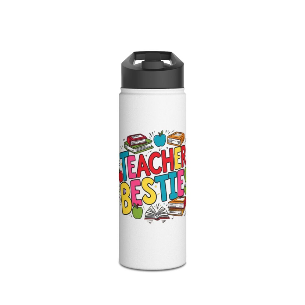 Teacher Besties - Stainless Steel Water Bottle - Image 5