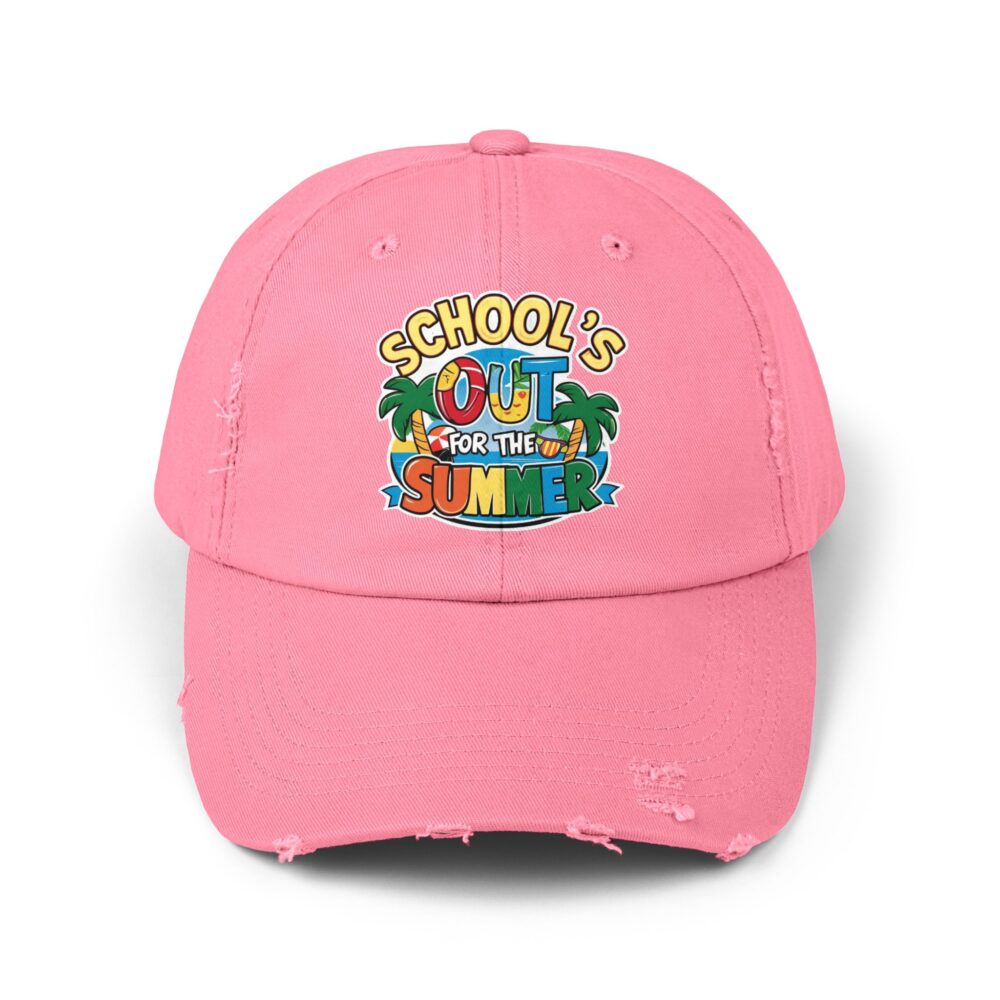 School's Out - Fun Summer Hat, Unisex Adjustable Baseball Cap - Image 25