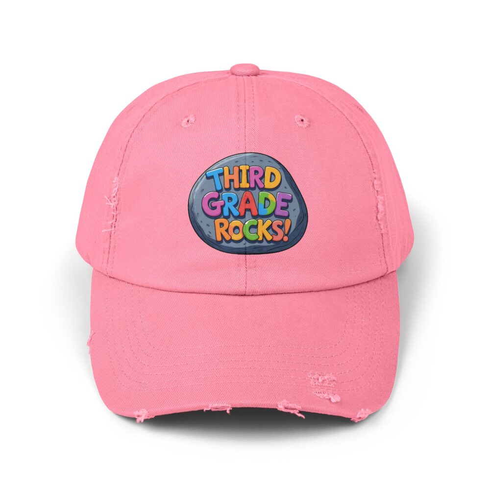 Third Grade Rocks, Unisex Adjustable Baseball Cap - Image 25