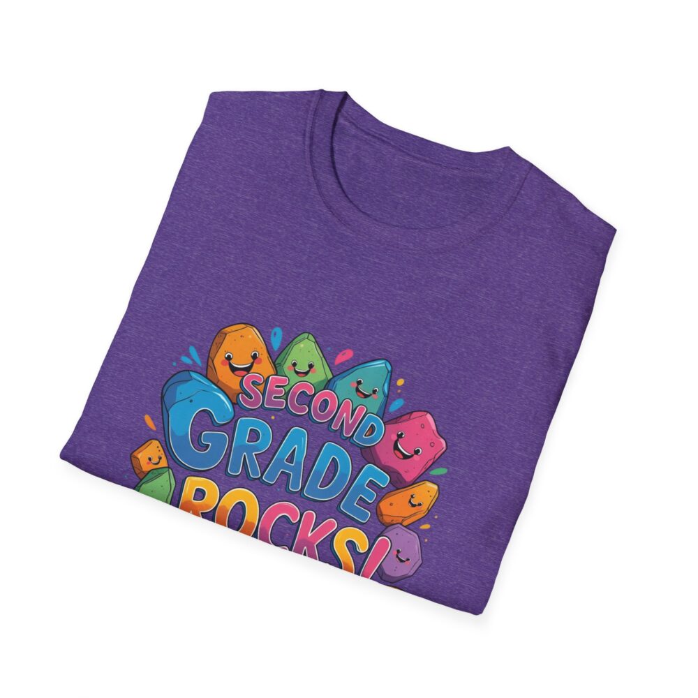Second Grade Rocks - Unisex Soft style T-Shirt - Image 44