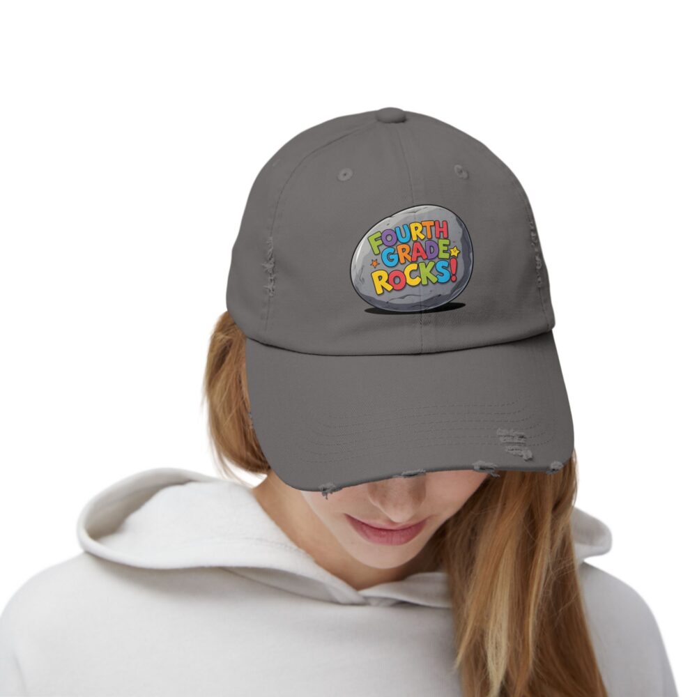 Fourth Grade Rocks, Unisex Adjustable Baseball Cap - Image 24