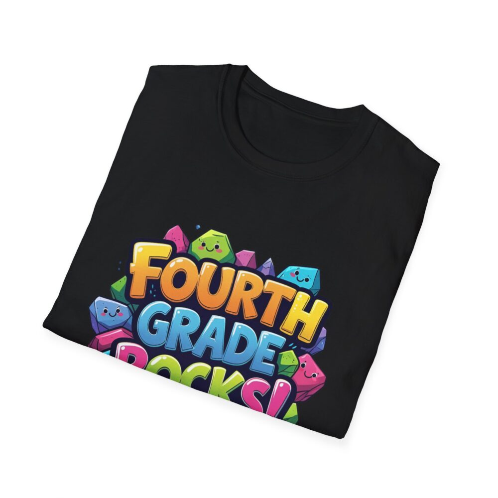 Fourth Grade Rocks - Unisex Soft style T-Shirt - Image 8
