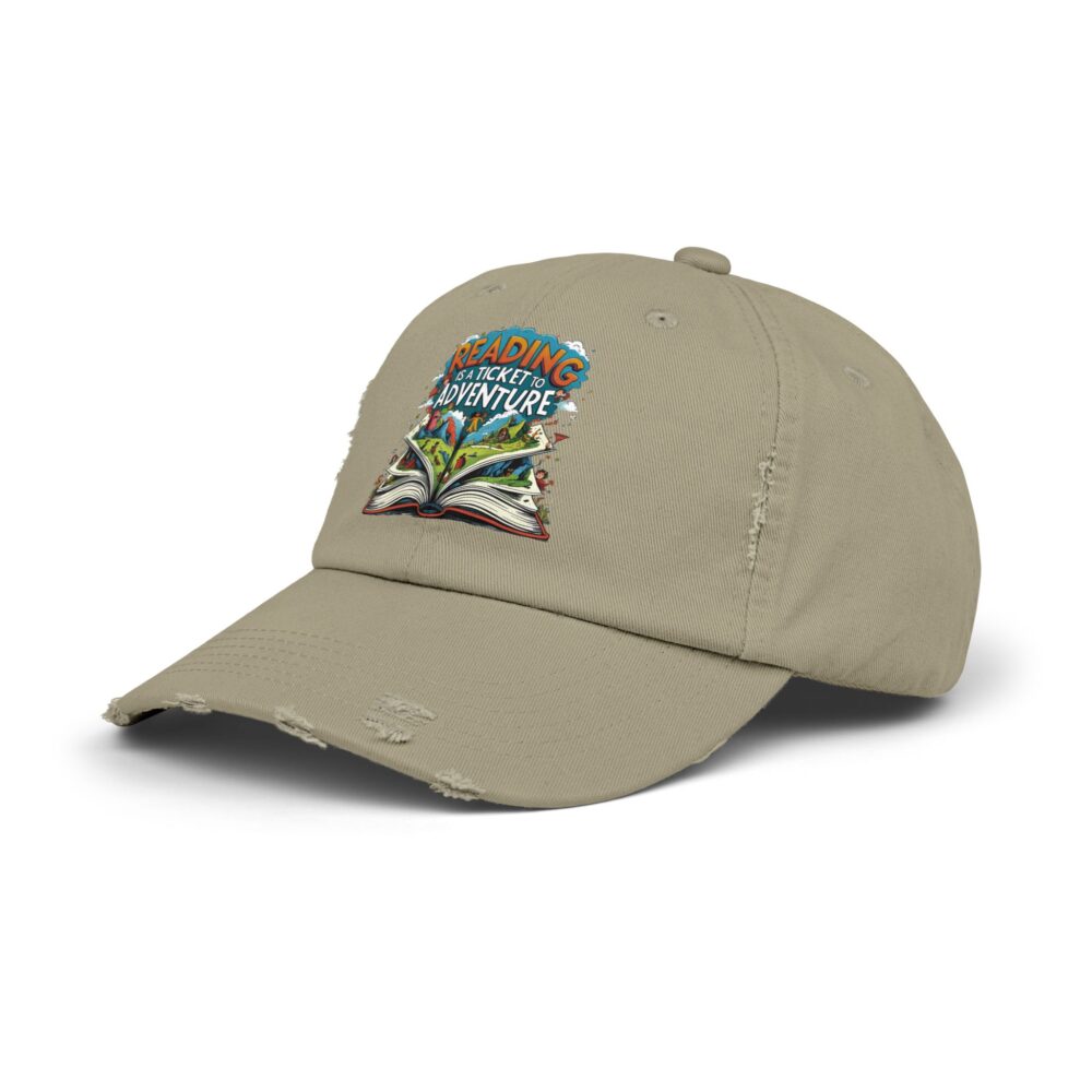 Reading is a Ticket to Adventure - Unisex Adjustable Baseball Cap - Image 14