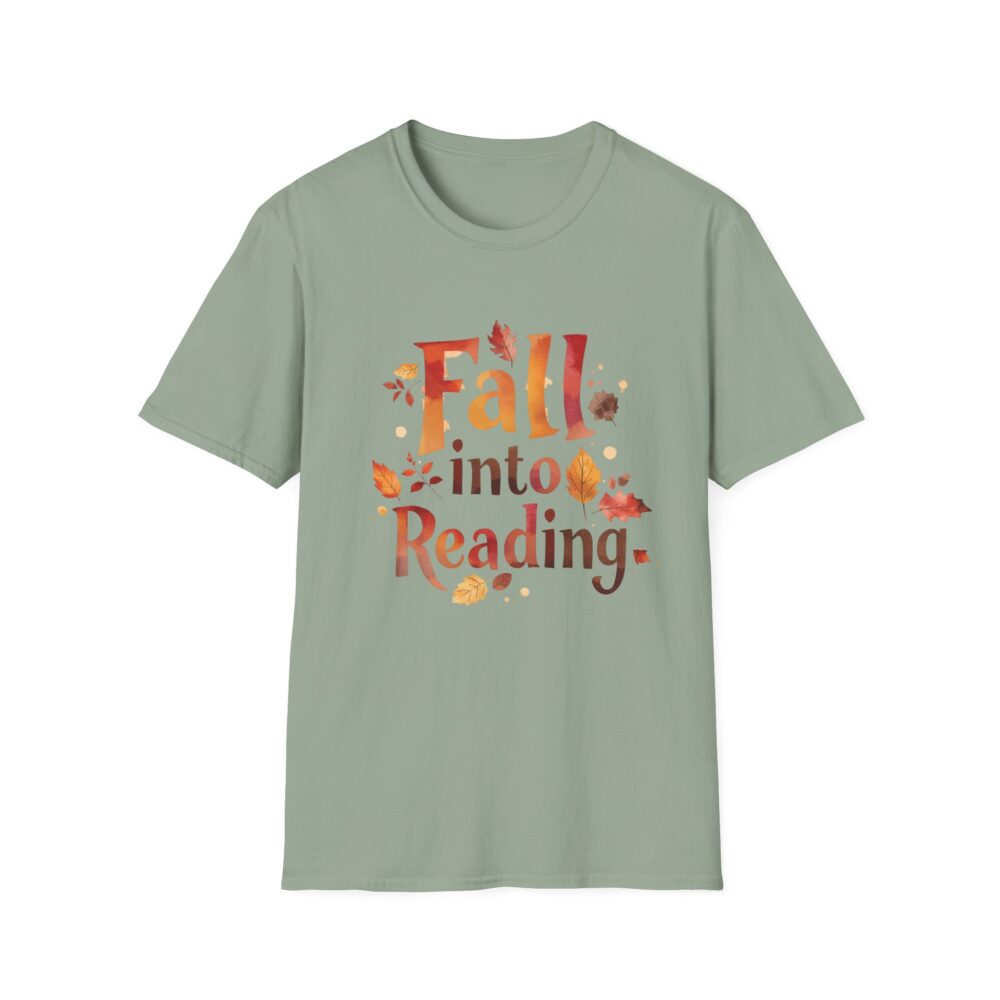 Fall Into Reading-Unisex Soft style T-Shirt - Image 29