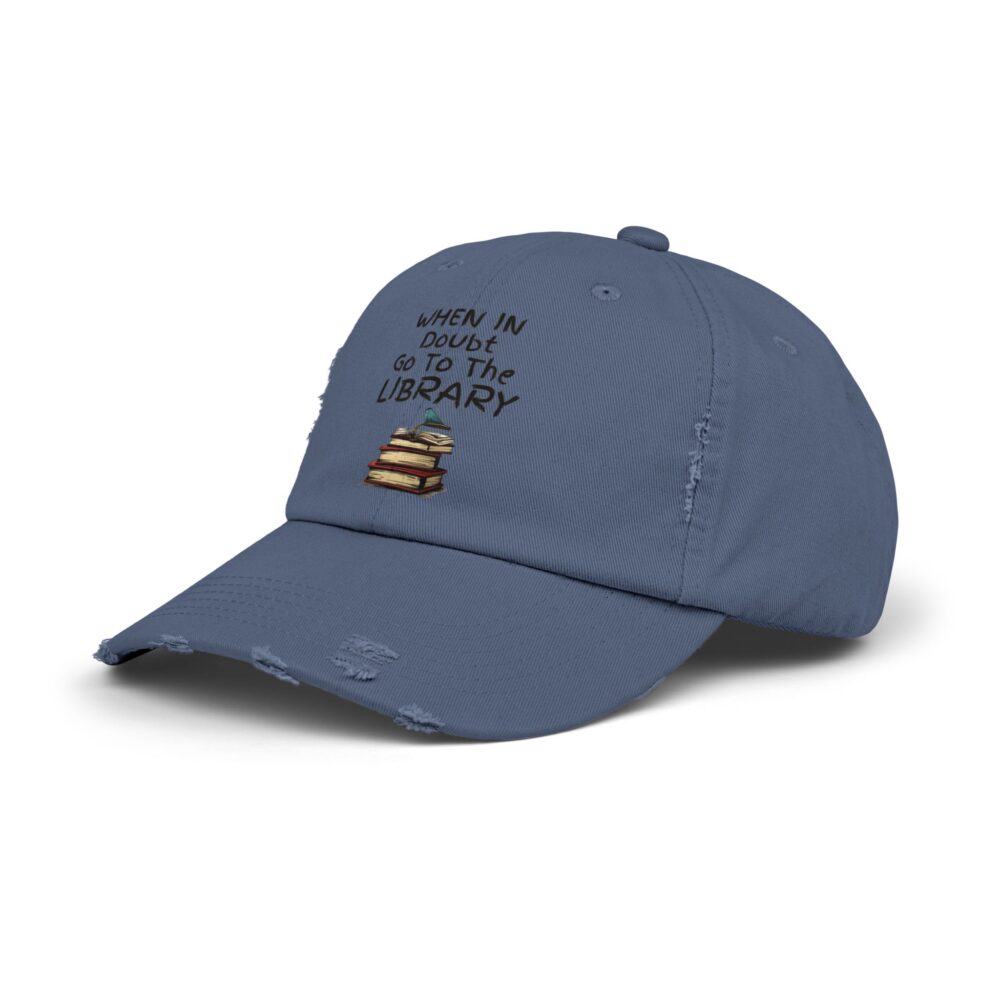 When in Doubt Go To The Library - Unisex Adjustable Baseball Cap - Image 14