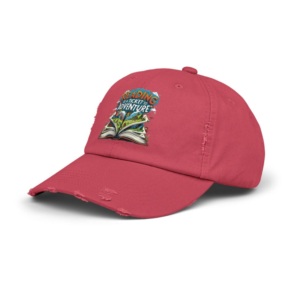 Reading is a Ticket to Adventure - Unisex Adjustable Baseball Cap - Image 30