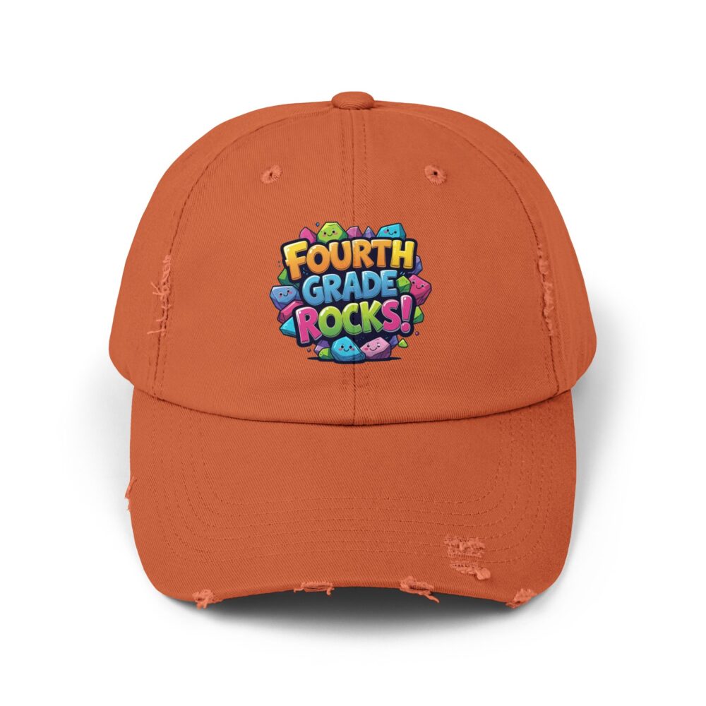 Fourth Grade Rocks, Unisex Adjustable Baseball Cap - Image 9