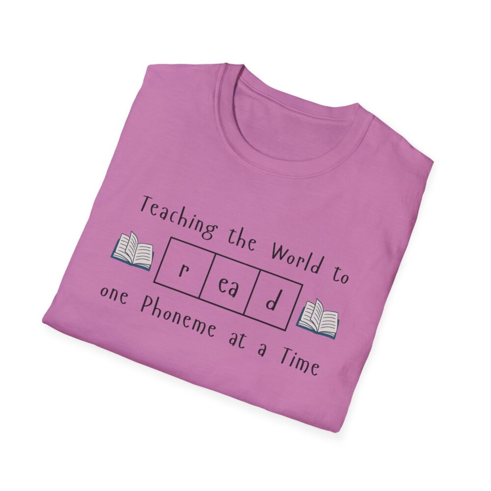 Teaching the World to "Read" One Phoneme at a Time - Unisex Soft style T-Shirt - Image 52