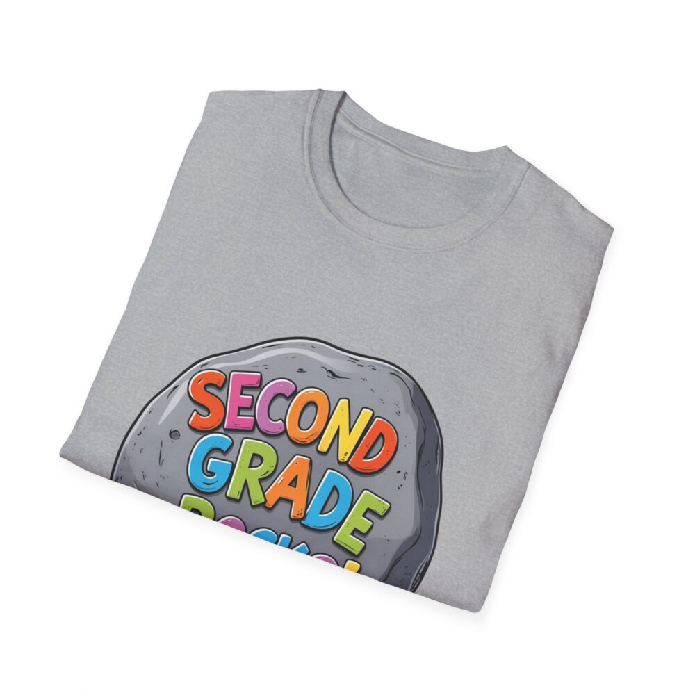 Second Grade Rocks - Unisex Soft style T-Shirt - Image 16