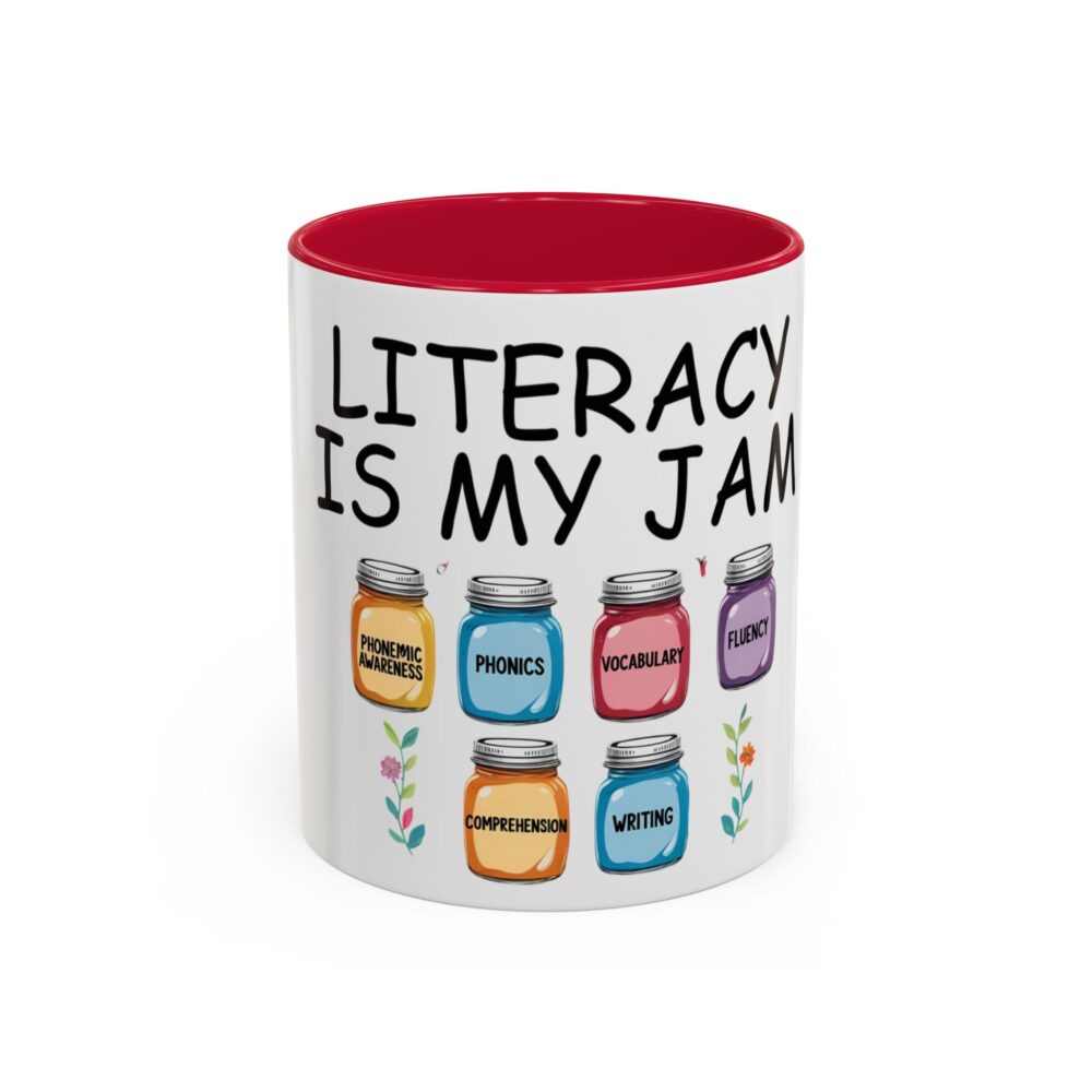 Literacy is My Jam - Colorful Mugs (11oz, 15oz) - Image 25