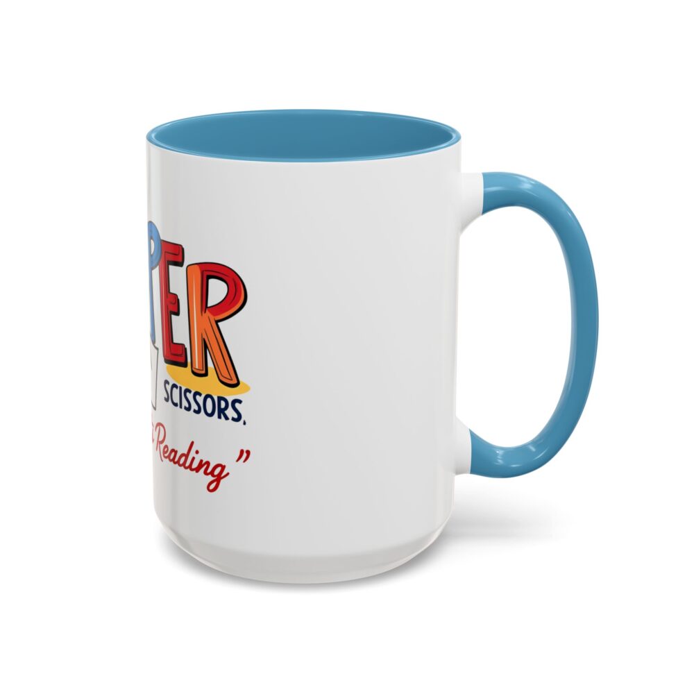 Rock, Paper, Scissors, Nothing Beats Reading - Coffee Mug - Image 38