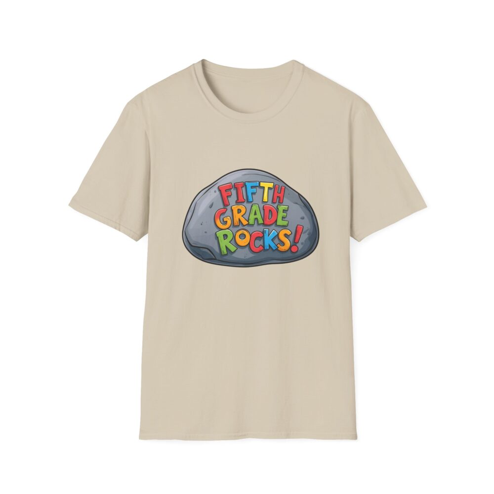 Fifth Grade Rocks - Unisex Soft style T-Shirt - Image 9