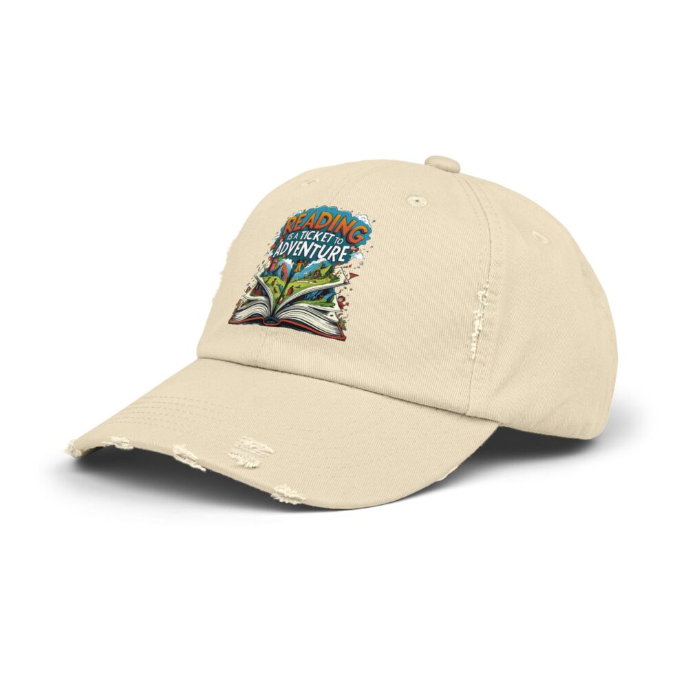 Reading is a Ticket to Adventure - Unisex Adjustable Baseball Cap - Image 6
