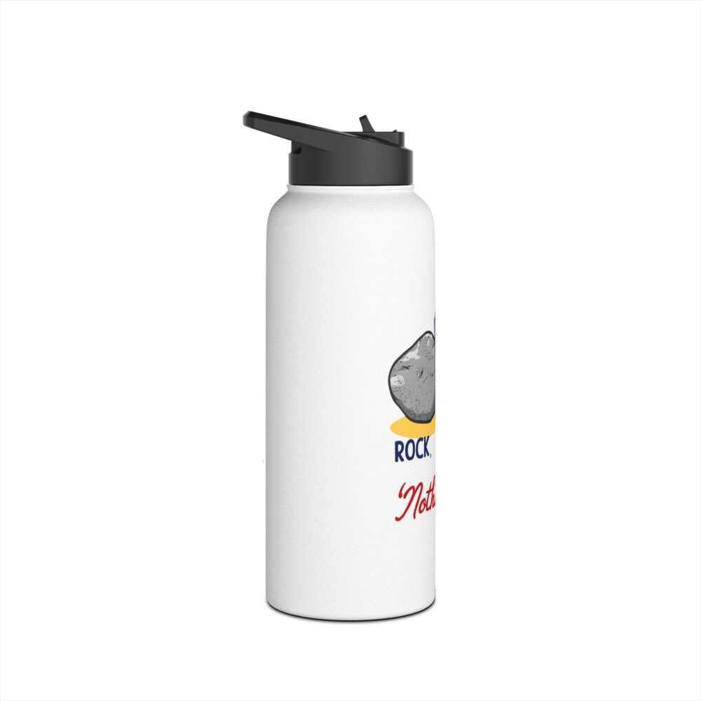 Rock, Paper, Scissors, Nothing Beats Reading - Stainless Steel Water Bottle - Image 11