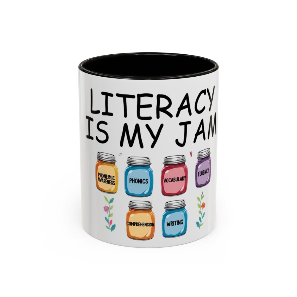 Literacy is My Jam - Colorful Mugs (11oz, 15oz)