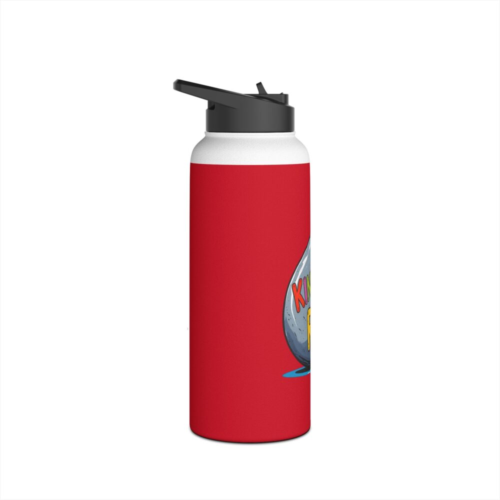 Kindergarten Rocks (red) - Stainless Steel Water Bottle - Image 11