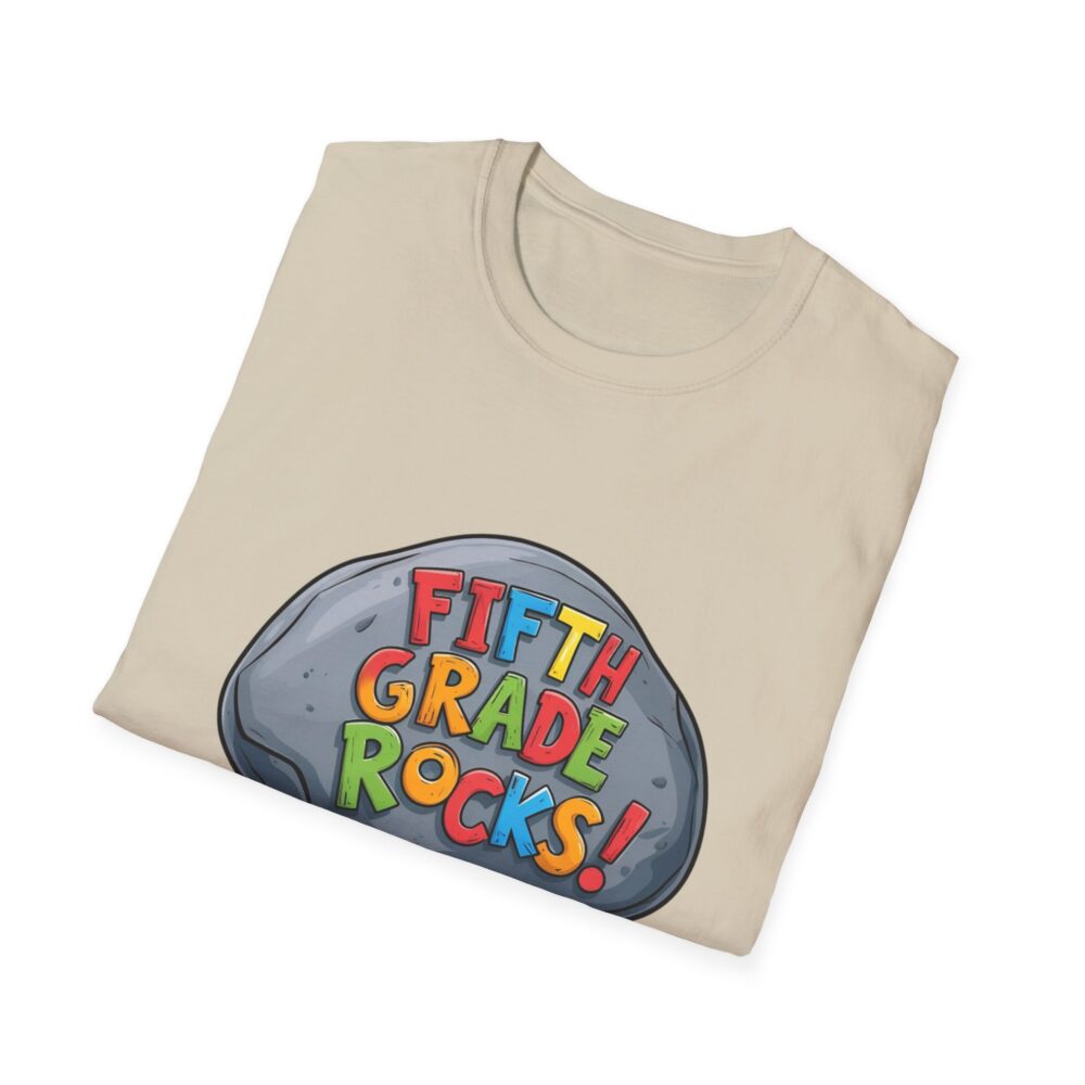 Fifth Grade Rocks - Unisex Soft style T-Shirt - Image 12