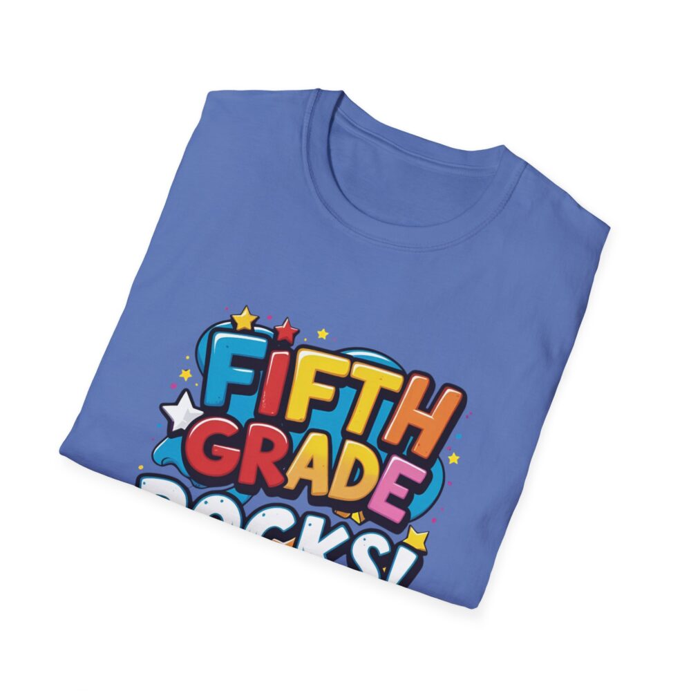 Fifth Grade Rocks - Unisex Soft style T-Shirt - Image 32