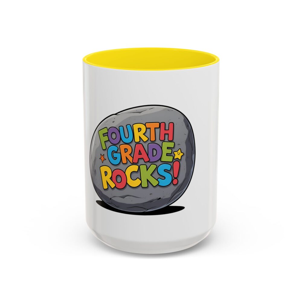 Fourth Grade Rocks - Coffee Mug - Image 61