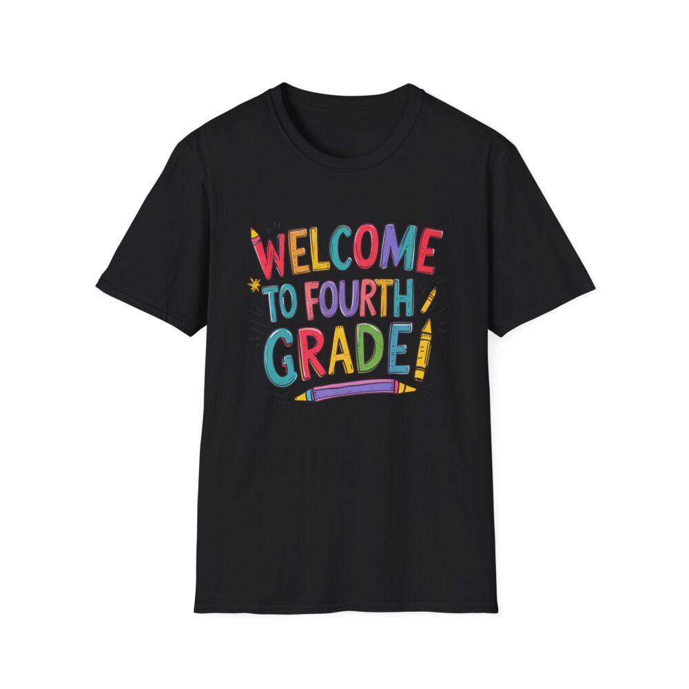 Welcome to Fourth Grade - Unisex Soft style T-Shirt - Image 5