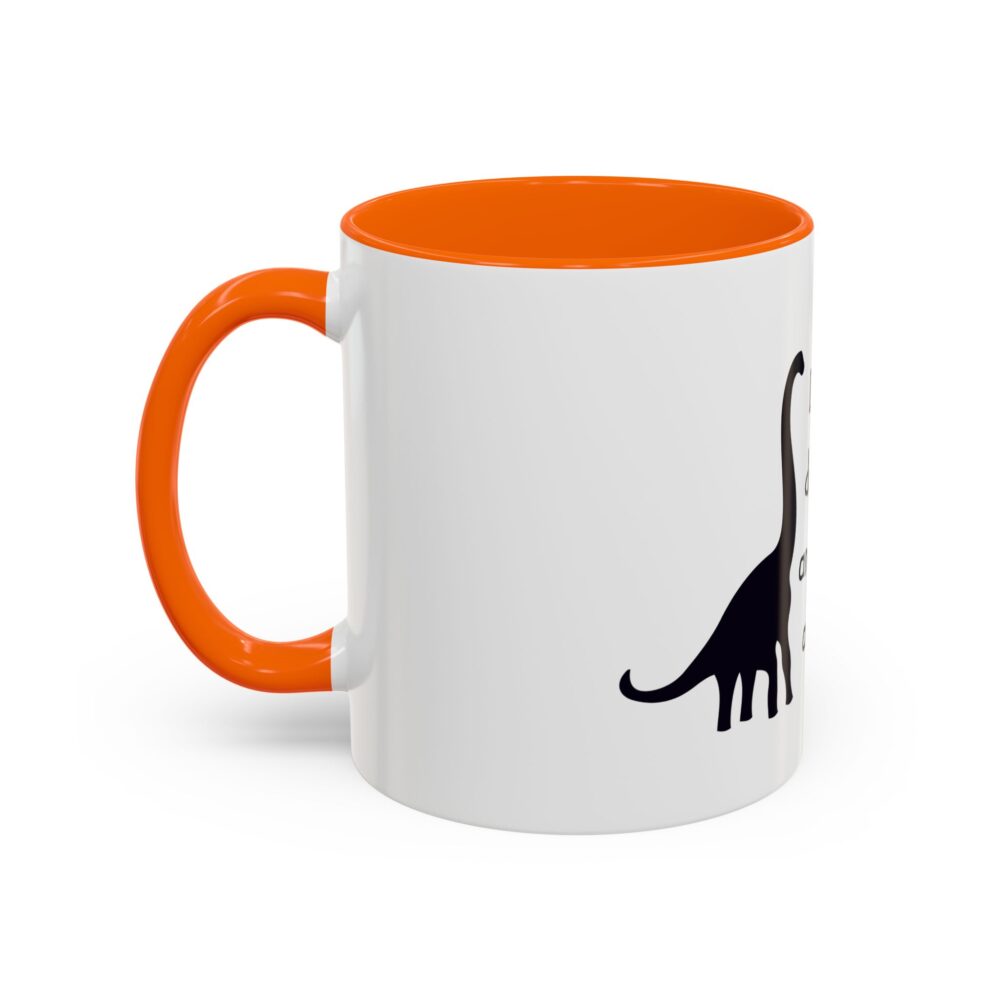Dinosaurs Didn't Read, and Now They are Extinct (B&W) - Coffee Mug - Image 43