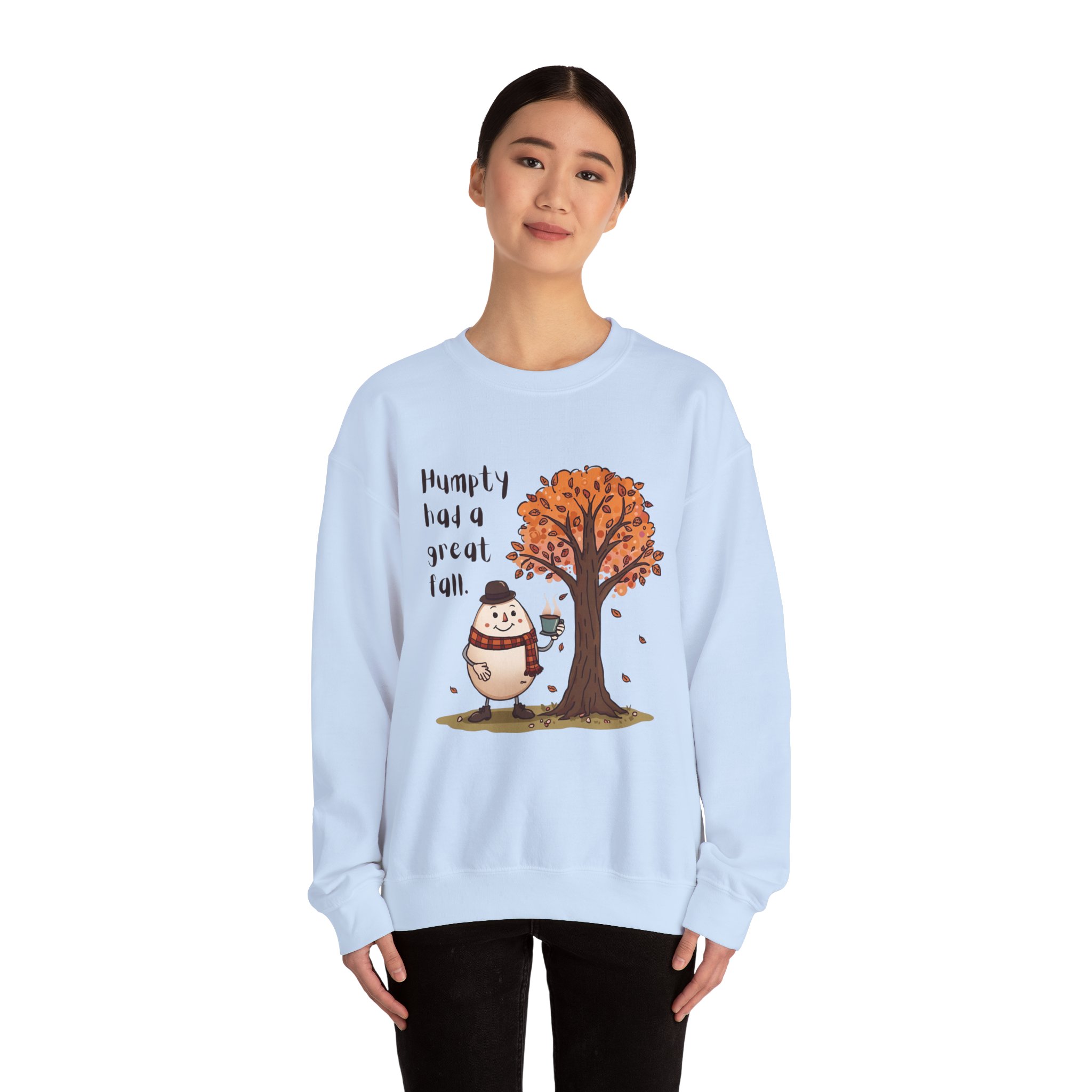 Humpty had a great Fall-Crewneck Sweatshirt - Image 40