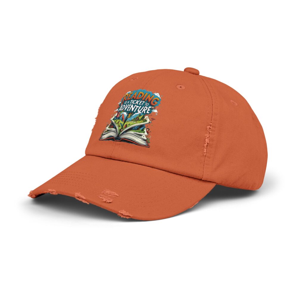 Reading is a Ticket to Adventure - Unisex Adjustable Baseball Cap - Image 10