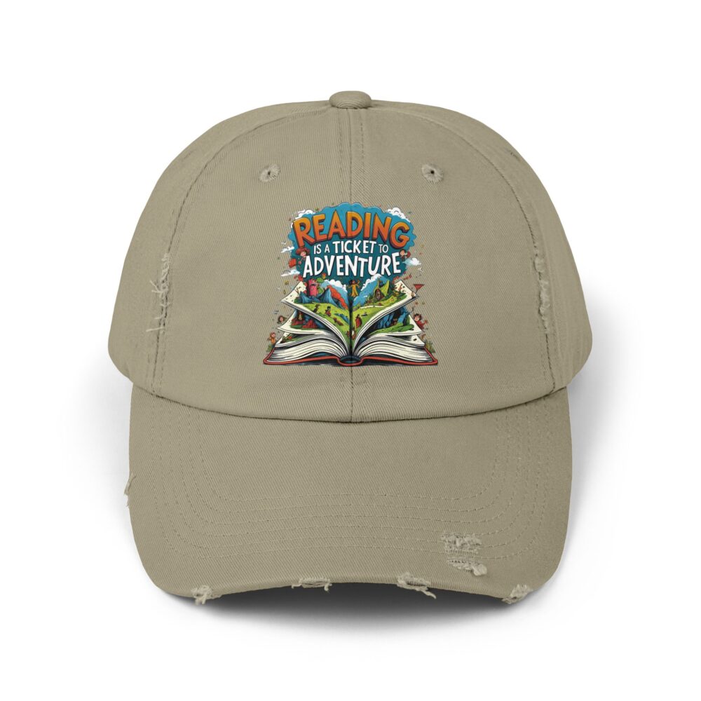 Reading is a Ticket to Adventure - Unisex Adjustable Baseball Cap - Image 13