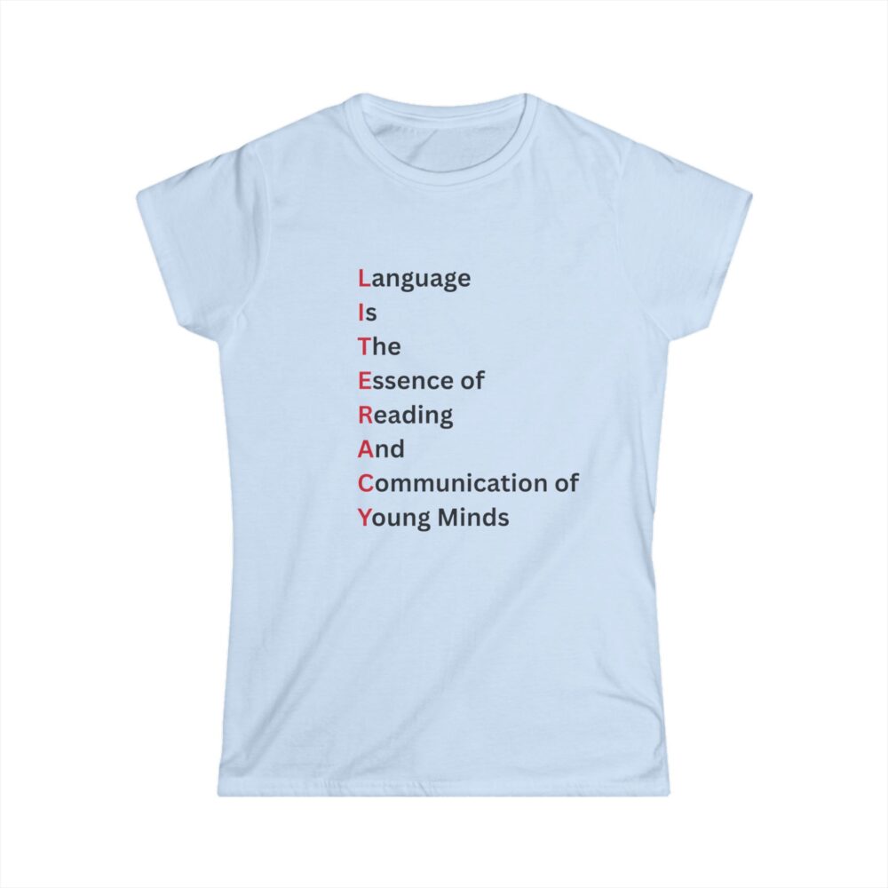 LITERACY - Women's Soft style t-shirt - Image 13