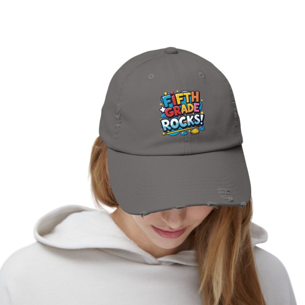 Fifth Grade Rocks, Unisex Adjustable Baseball Cap - Image 24