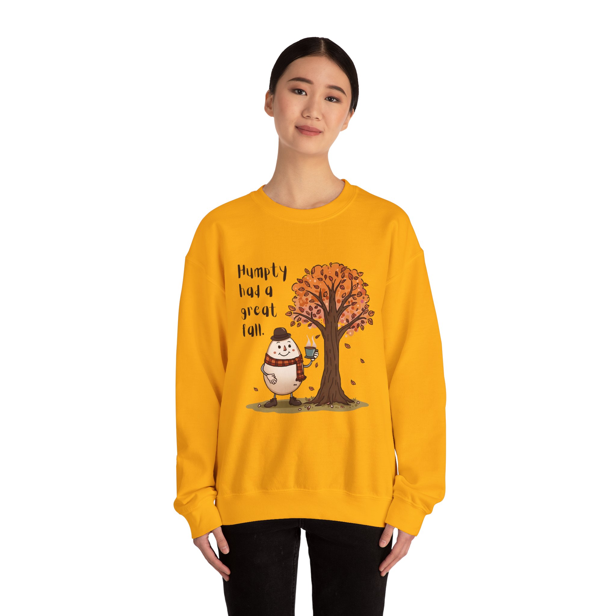 Humpty had a great Fall-Crewneck Sweatshirt - Image 20