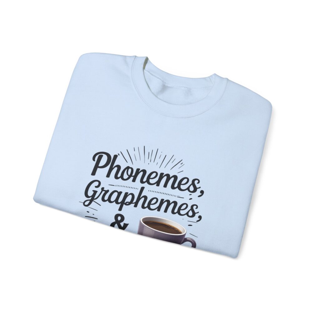 Caffeine & Phonemes Crewneck Sweatshirt | - Image 19