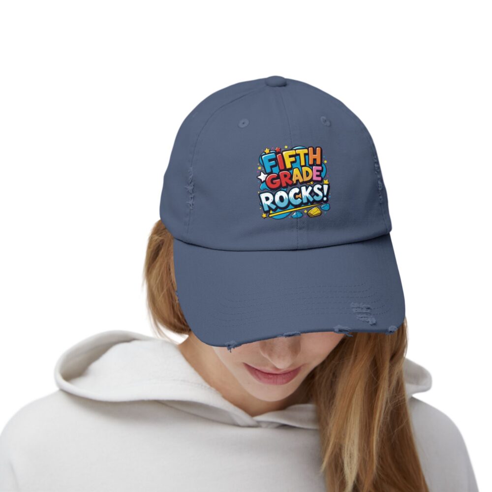 Fifth Grade Rocks, Unisex Adjustable Baseball Cap - Image 20