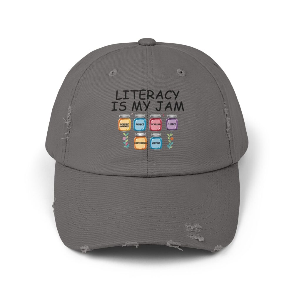 Literacy is My Jam - Unisex Adjustable Baseball Cap - Image 17