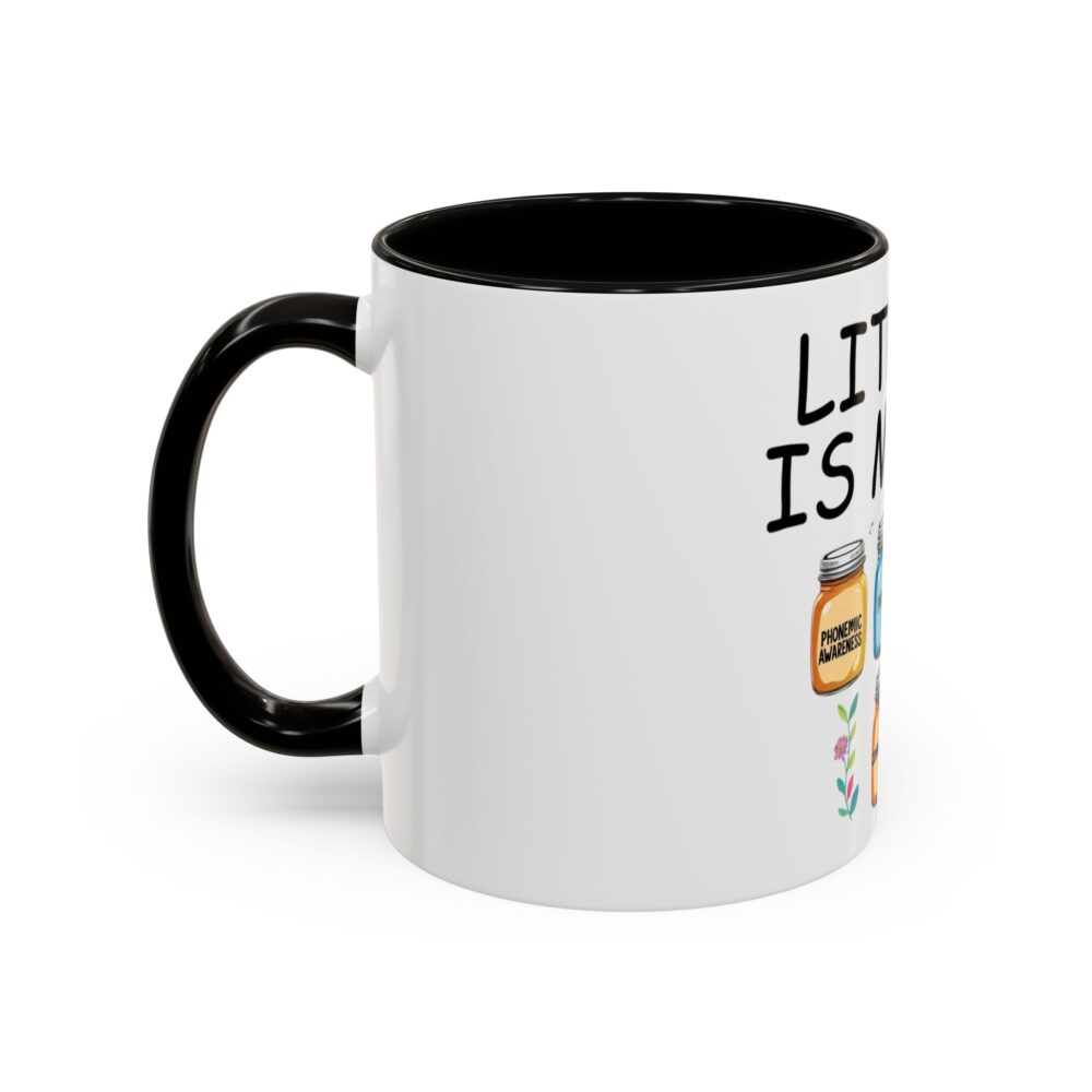 Literacy is My Jam - Colorful Mugs (11oz, 15oz) - Image 4