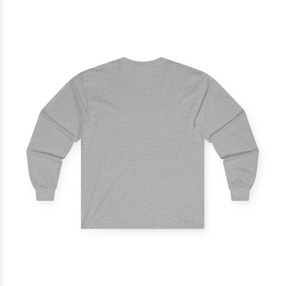 Dinosaurs Didn't Read, and Now They are Extinct (B&W) - Unisex Long Sleeve Tee - Image 5