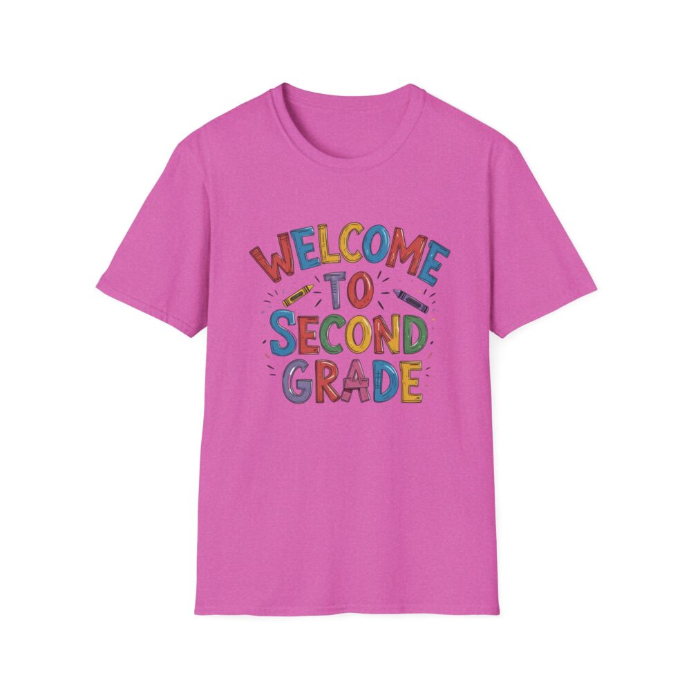 Welcome to Second Grade - Unisex Soft style T-Shirt - Image 53