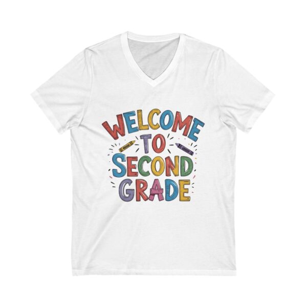 Welcome to Second Grade - Unisex V-Neck Tee