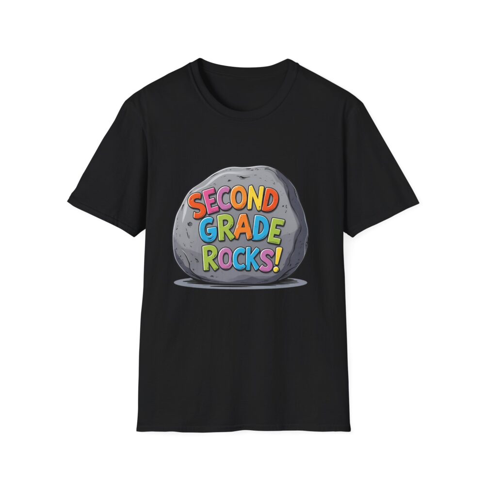 Second Grade Rocks - Unisex Soft style T-Shirt - Image 5