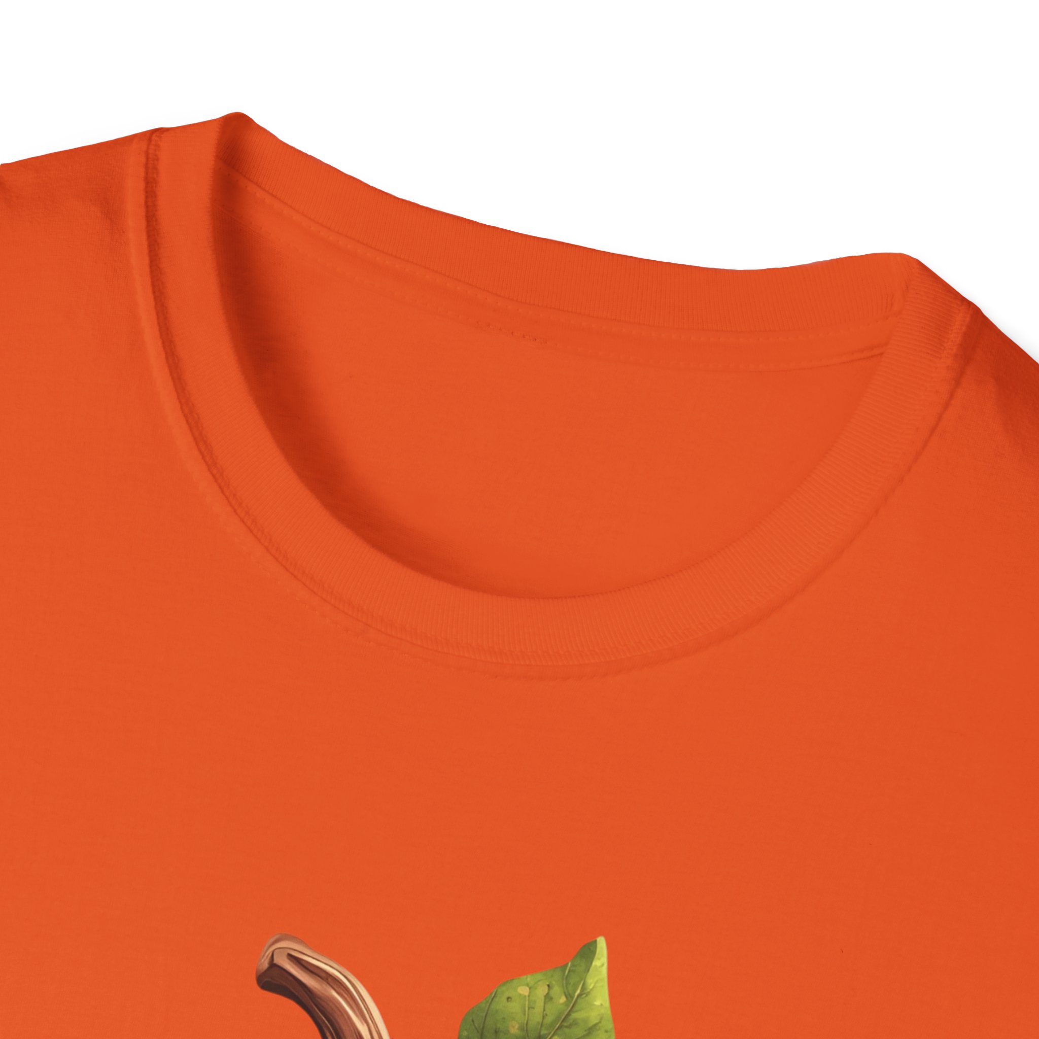 Pumpkin-Unisex Soft style T-Shirt - Image 3