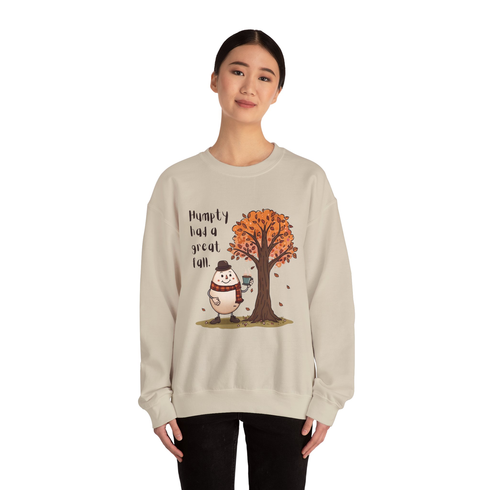Humpty had a great Fall-Crewneck Sweatshirt - Image 12
