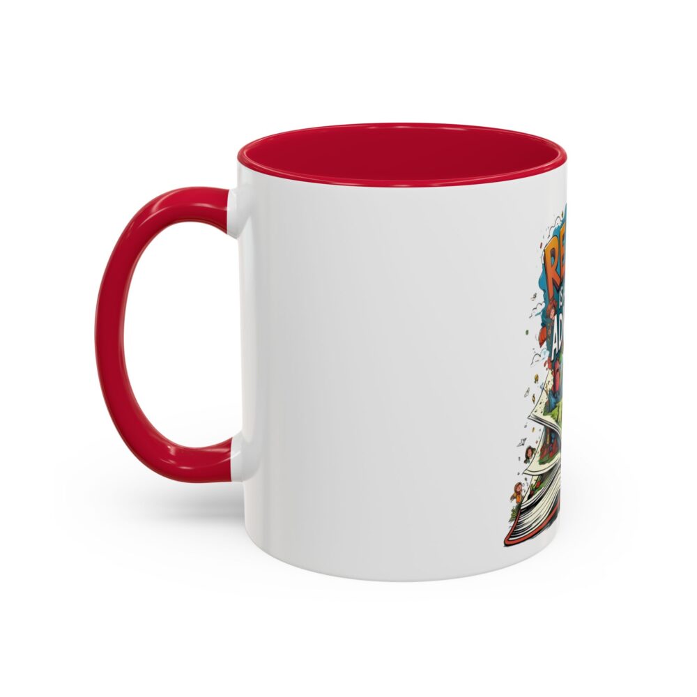 Reading is a Ticket to Adventure - Colorful Mugs (11oz, 15oz) - Image 28