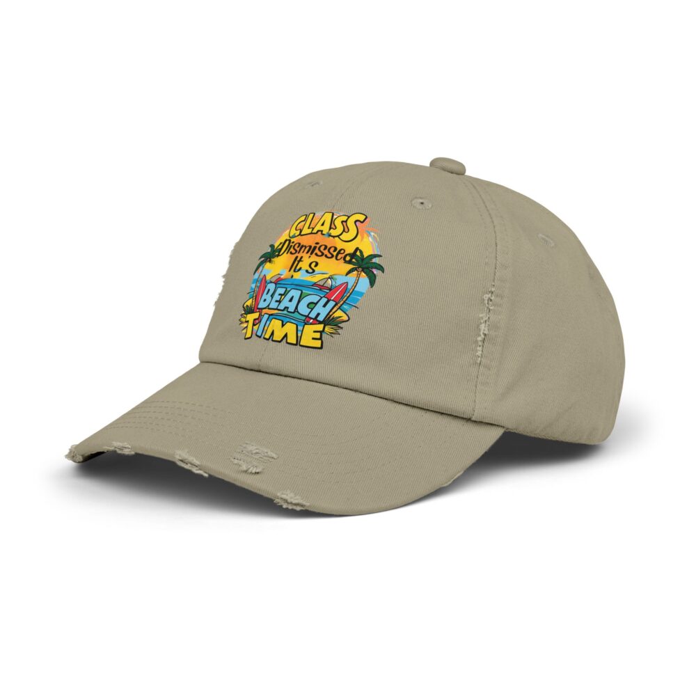 Class Dismissed It is Beach Time - Unisex Adjustable Baseball Cap - Image 14